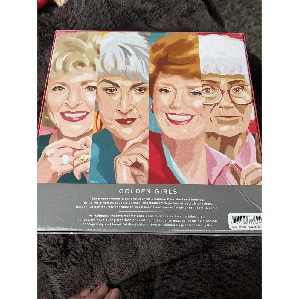 Golden Girls Hallmark 1000pc Jigsaw Puzzle Blanche Sofia Rose Dorothy 24x30 New